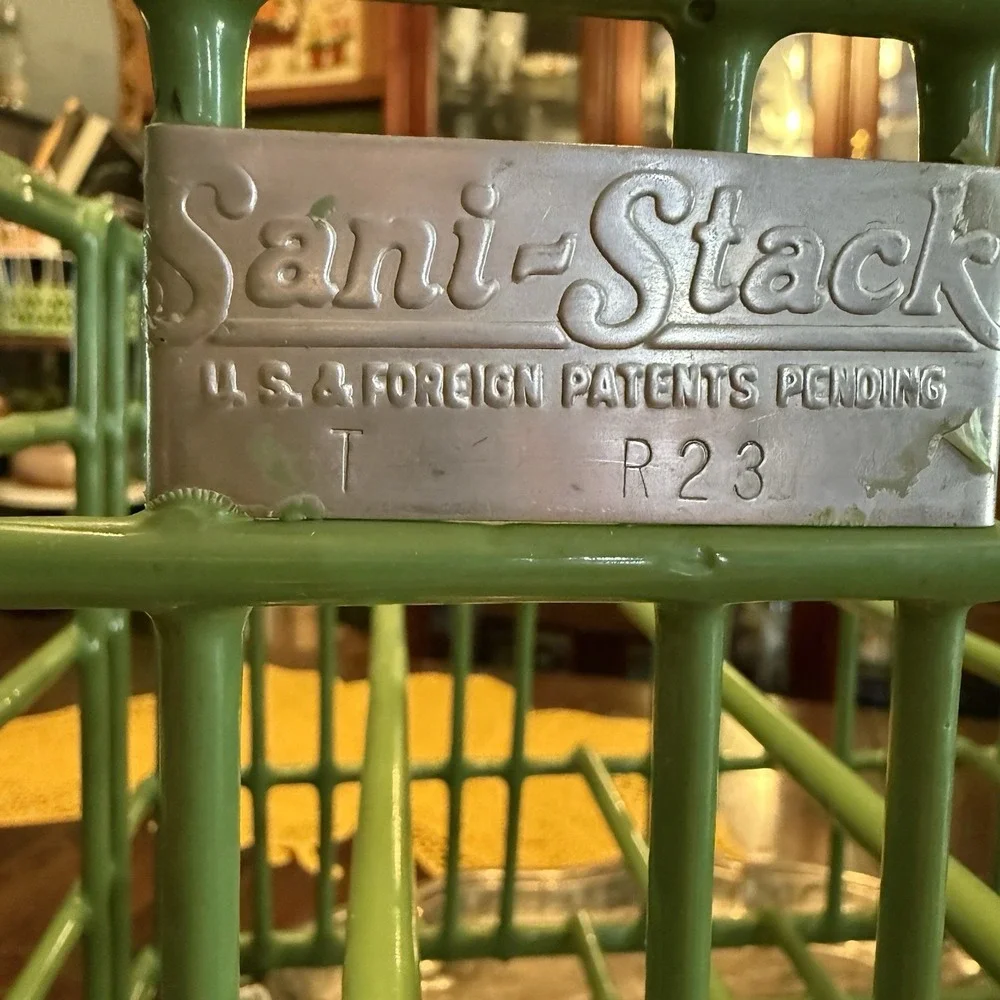 Used Sani Stack‎ Coated wire Plate Washing Basket Crate P23